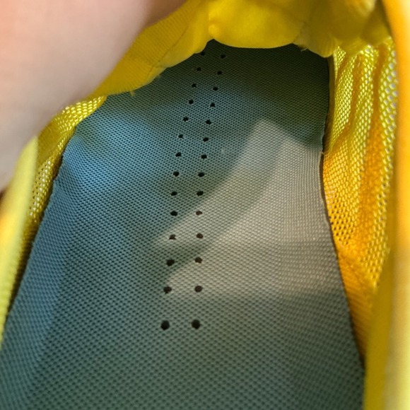 Lands' End Water Sport Sneaker Women 11B Yellow Upper Mesh Athletic Lace Up 1374 - Picture 15 of 16